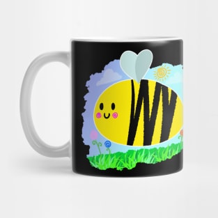 Bumblebee Bee Flowers sunshine Cartoon Mug